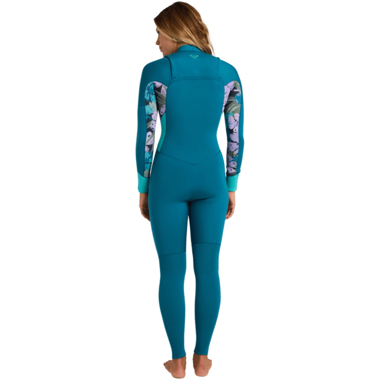 2026 Roxy Womens Swell Natural 4/3mm Chest Zip Wetsuit 26BW213509 - Golden Gal